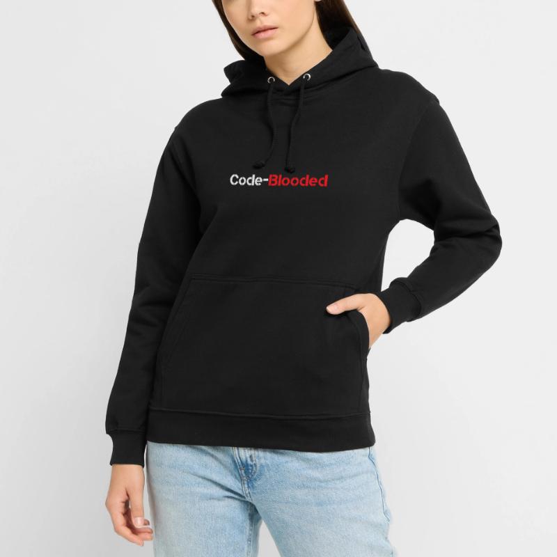 Code Blooded Programmer Coding Computer Science Unisex Hoodie