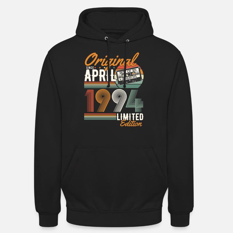 Original depuis avril 1994 - Sweat-shirt à capuche unisexe - noir