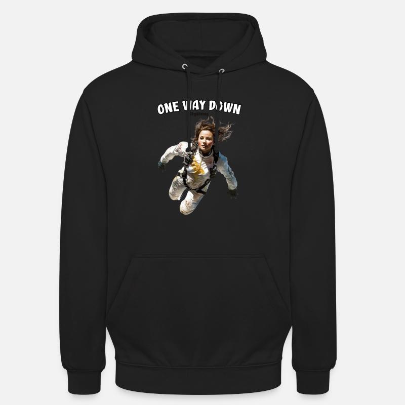 Fallschirmspringerin - Unisex Hoodie - Schwarz