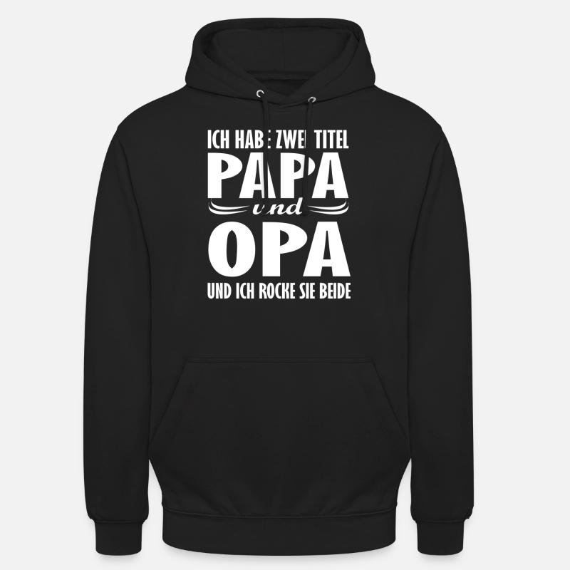J’ai deux titres - Sweat-shirt à capuche unisexe - noir