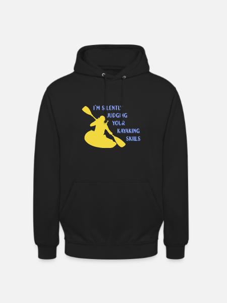 Kayak Kayaking - Sweat-shirt à capuche unisexe - noir