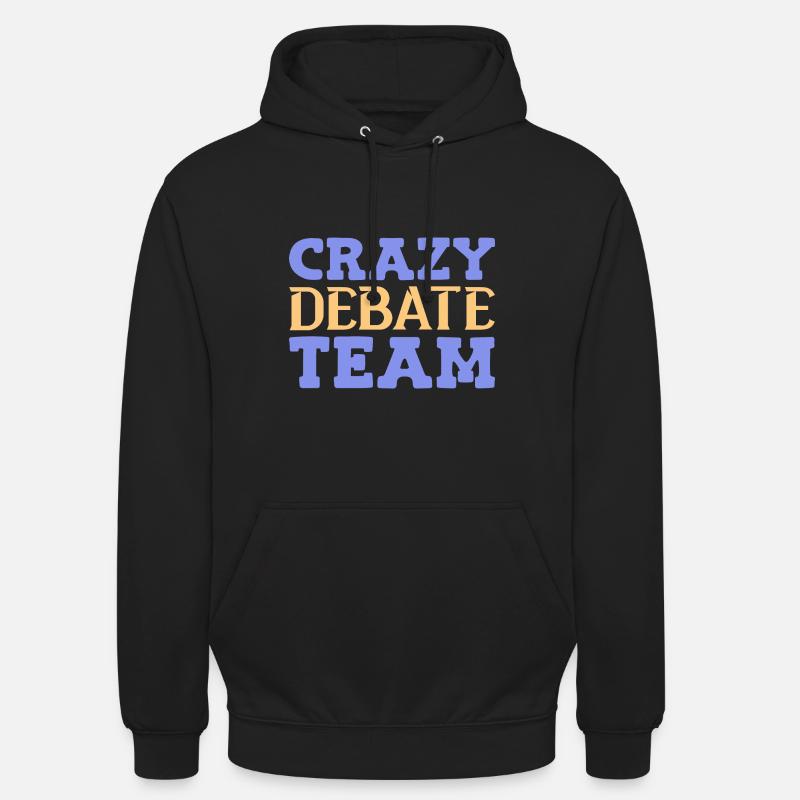 Débat Débat argumentation - Sweat-shirt à capuche unisexe - noir