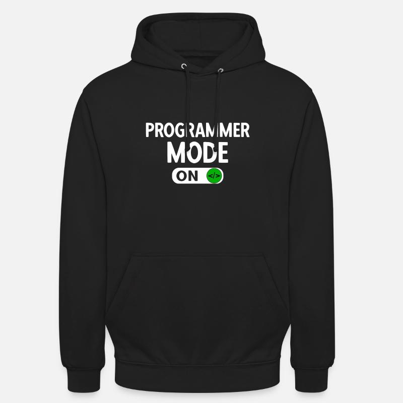 Programmierer Programmierung Informatik Computer - Unisex Hoodie - Schwarz