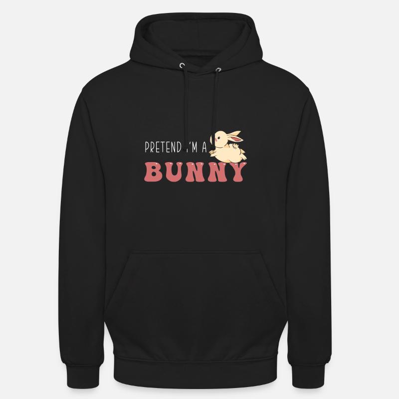 Lapin Lapin - Sweat-shirt à capuche unisexe - noir