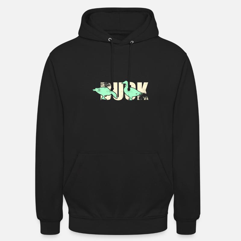 Ente Vogel - Unisex Hoodie - Schwarz