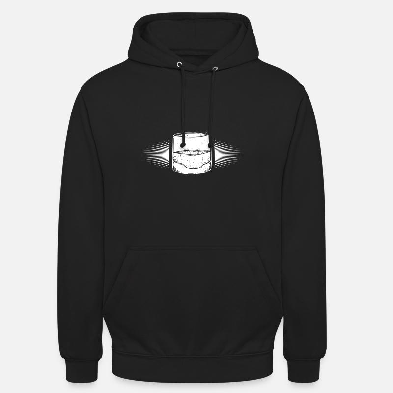 whisky - Felpa con cappuccio unisex - nero