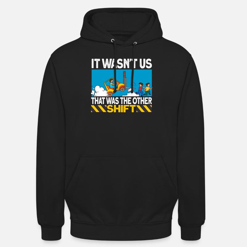 staplerfahrer Stapler Geschenk Gabelstapler Spruch - Unisex Hoodie - Schwarz