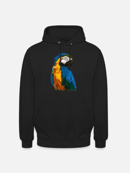 Macaw Parrot Macaw Parrots - Unisex Hoodie - black
