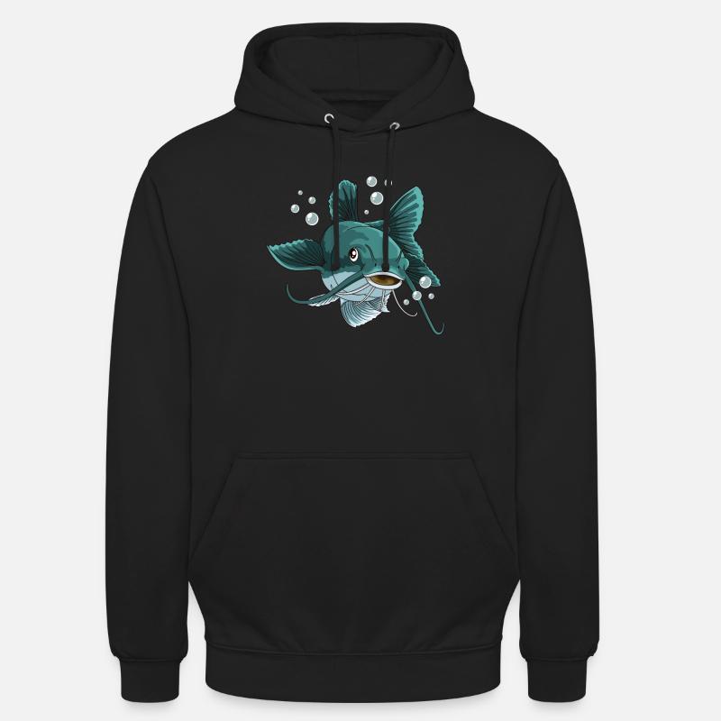 silure - Sweat-shirt à capuche unisexe - noir