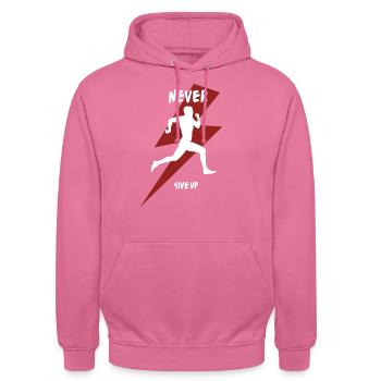 SPORT - Unisex Hoodie - Pink - Vorne - Alina (178cm) & Michal (187cm)