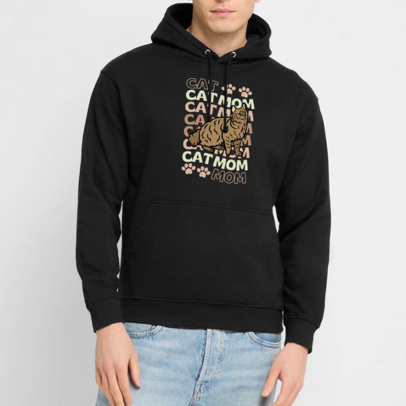 Mignon Pixie Bob Chat Maman Sweat-shirt à capuche unisexe
