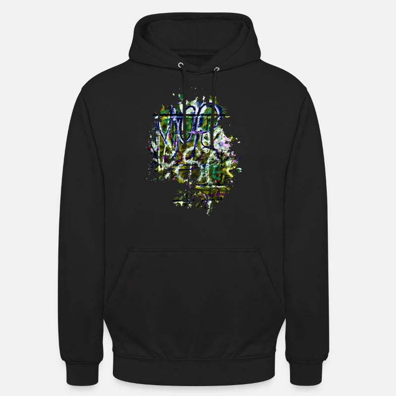 Graffiti - Unisex Hoodie - Schwarz