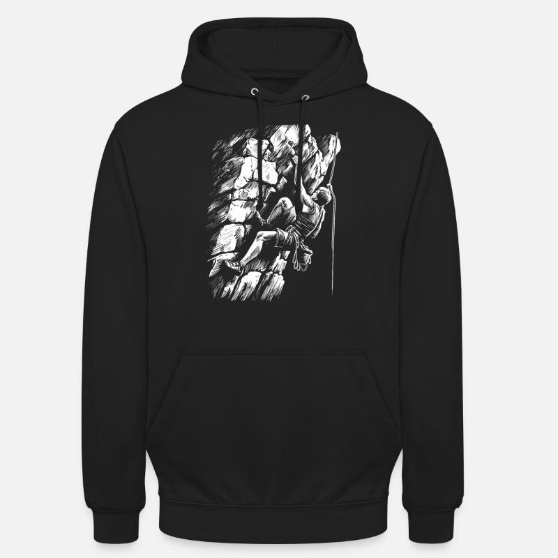 Escalade libre Escalade libre - Sweat-shirt à capuche unisexe - noir