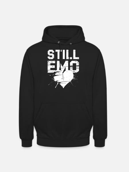 Still Emo! Emo Goth Alternative - Unisex Hoodie - black
