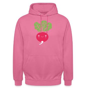 radish - Unisex Hoodie - pink - Front - Alina (178cm) & Michal (187cm)