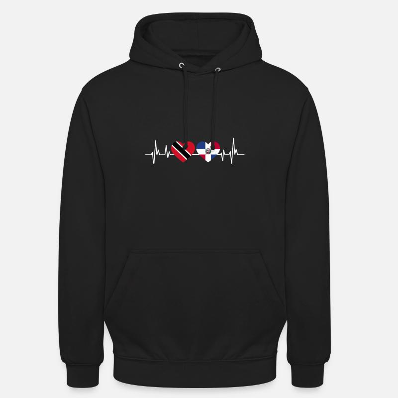 Drapeau de Trinité-et-Tobago - Sweat-shirt à capuche unisexe - noir