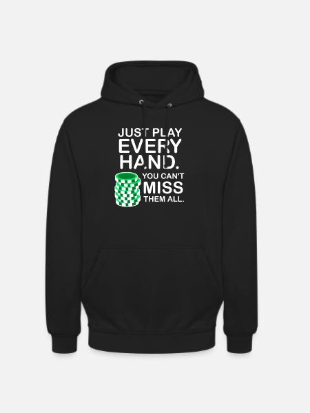 poker - Unisex Hoodie - black