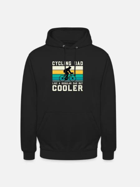 Cycling dad - Unisex Hoodie - black