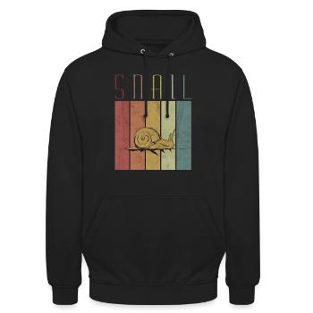 slug - Unisex Hoodie - black - Front - Alina (178cm) & Michal (187cm)