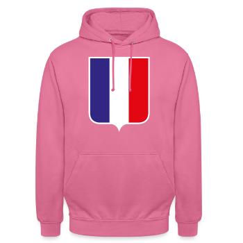 France - Unisex Hoodie - Pink - Vorne - Alina (178cm) & Michal (187cm)