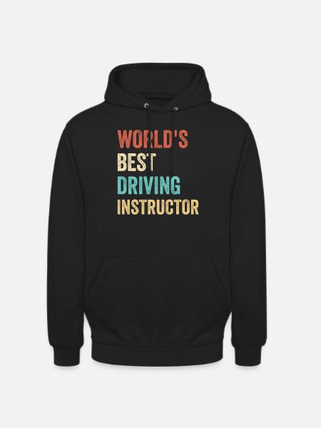 Weltbester Fahrlehrer Fahrschule - Unisex Hoodie - Schwarz