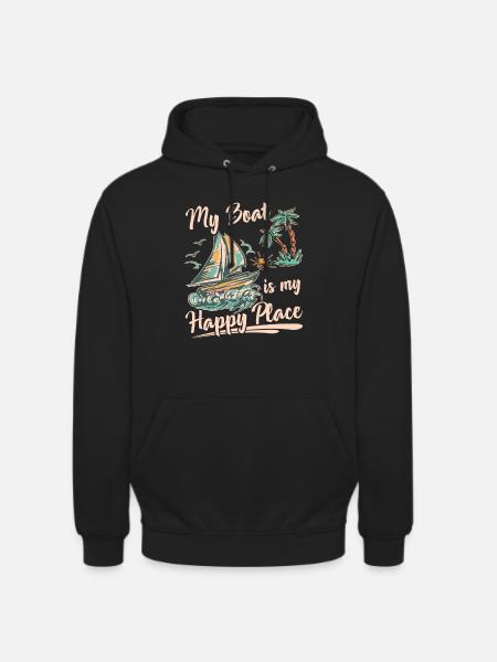 Catamaran Captain Sailboat - Unisex Hoodie - black