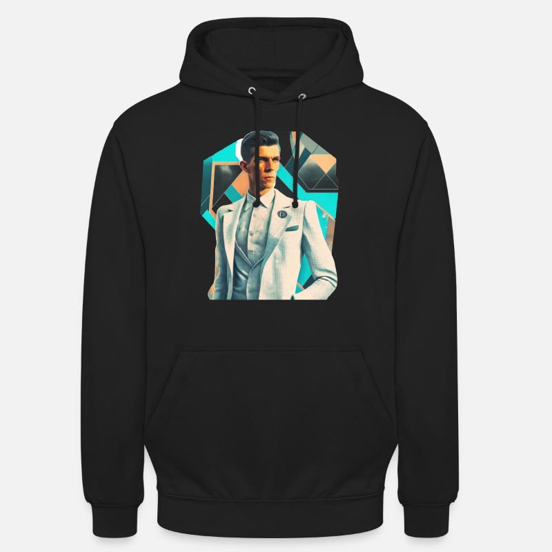 Retro Flash No20 - Unisex Hoodie - Schwarz