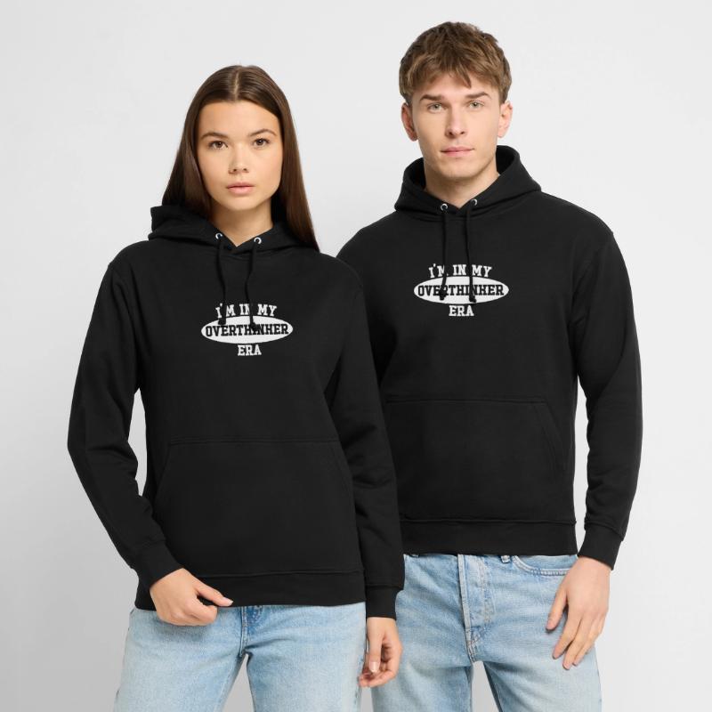 Dans mon ère Overthinker Overthink Sweat-shirt à capuche unisexe