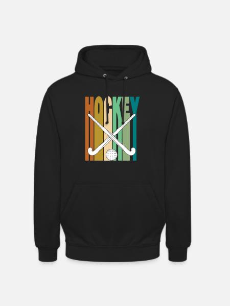 Feldhockey Retro - Unisex Hoodie - Schwarz