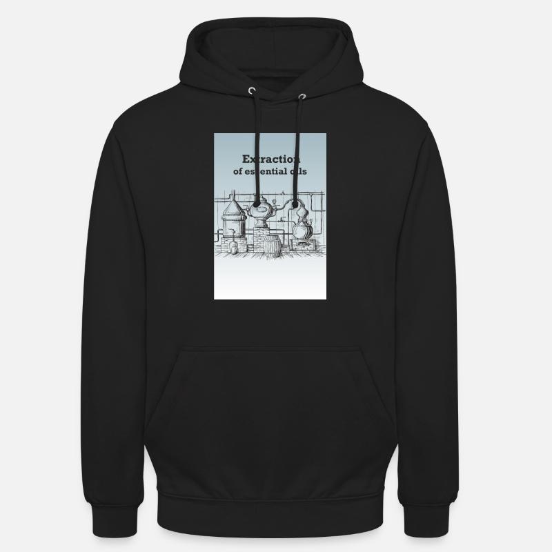 Extraktion von ätherischen Ölen - Unisex Hoodie - Schwarz