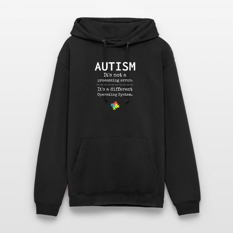 Sensibilisation à l’autisme: c’est un système d’exploitation différent Sweat-shirt à capuche unisexe