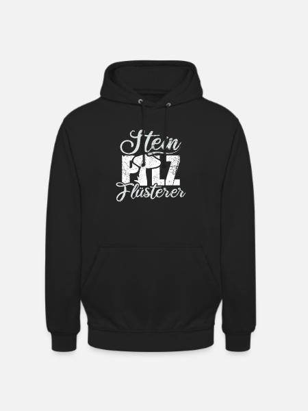 Steinpilz Fluesterer Pilzsammler - Unisex Hoodie - Schwarz