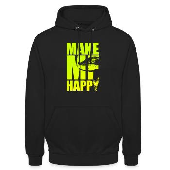 Pilze Pilzsammler - Unisex Hoodie - Schwarz - Vorne - Alina (178cm) & Michal (187cm)