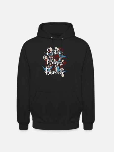 to travel - Unisex Hoodie - black