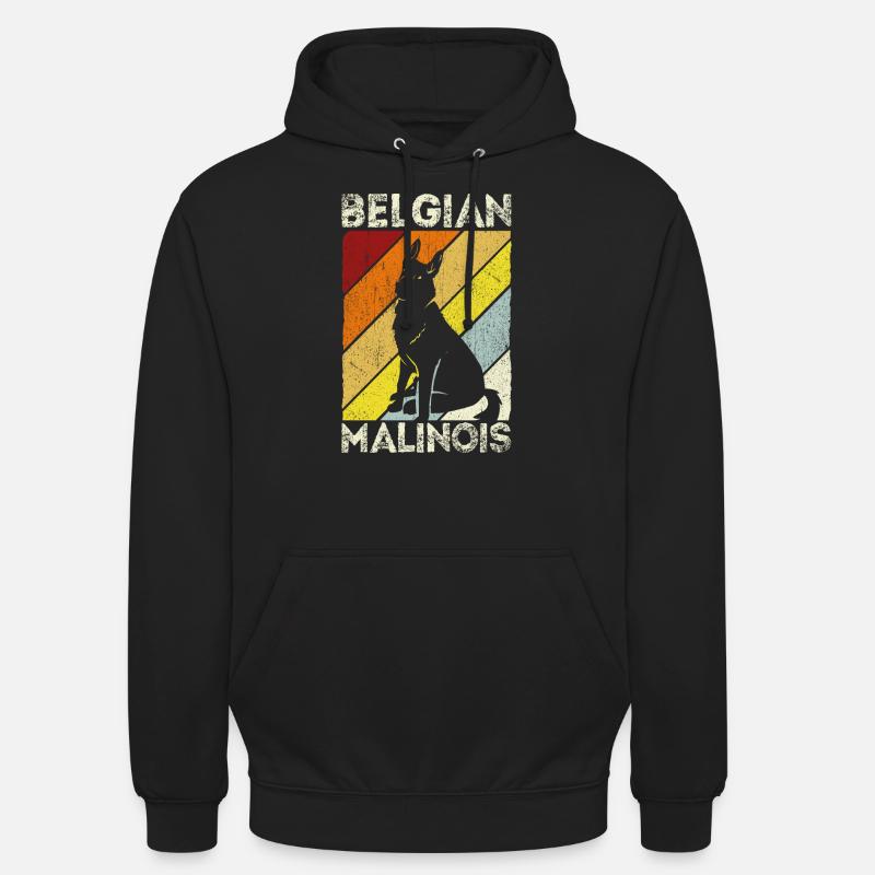 Belgian Malinois Hunde - Unisex Hoodie - Schwarz