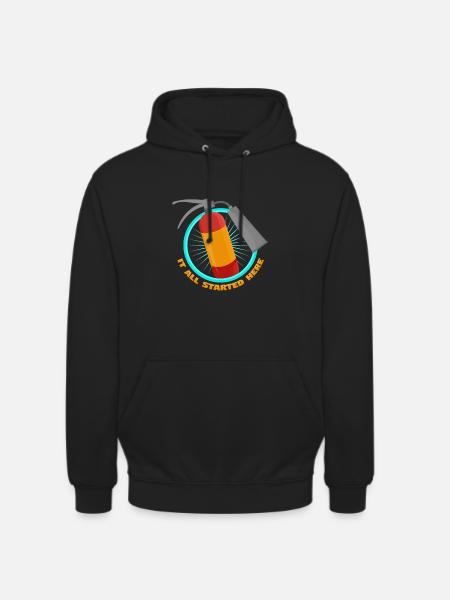 extinguisher - Unisex Hoodie - black