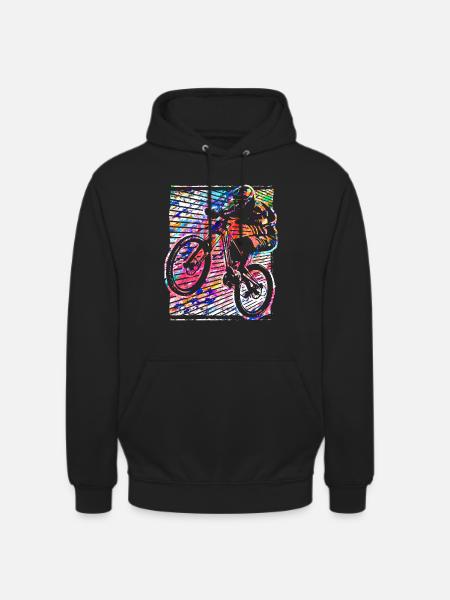 Mountain bike | Mountain bikers | Mountain biking | MTB - Unisex Hoodie - black