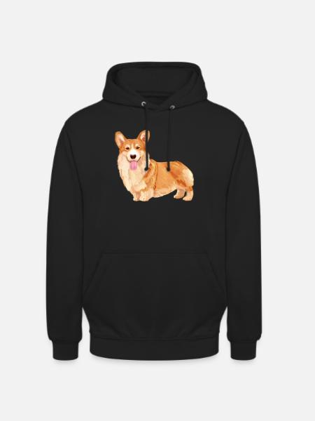 Welsh Corgi - Unisex Hoodie - black