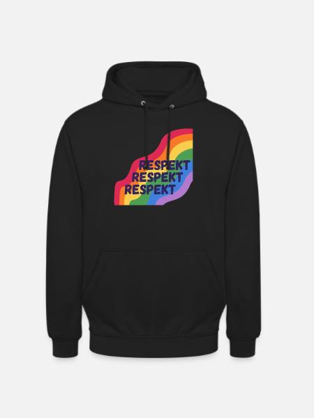 Respekt Pride - Unisex Hoodie - Schwarz