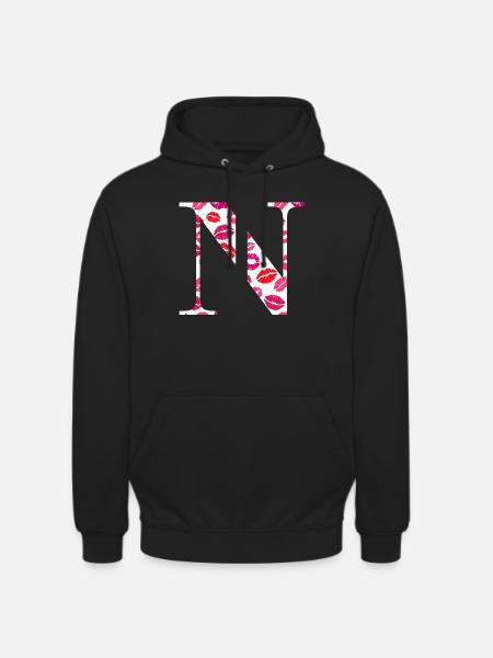 Brief n Küsse - Unisex Hoodie - Schwarz