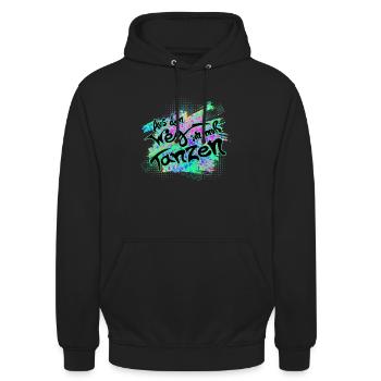 tanzen - Unisex Hoodie - Schwarz - Vorne - Alina (178cm) & Michal (187cm)
