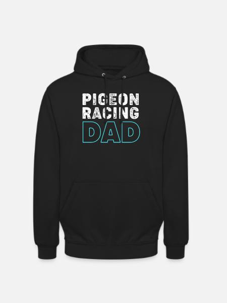 Course de pigeons Pigeons - Sweat-shirt à capuche unisexe - noir