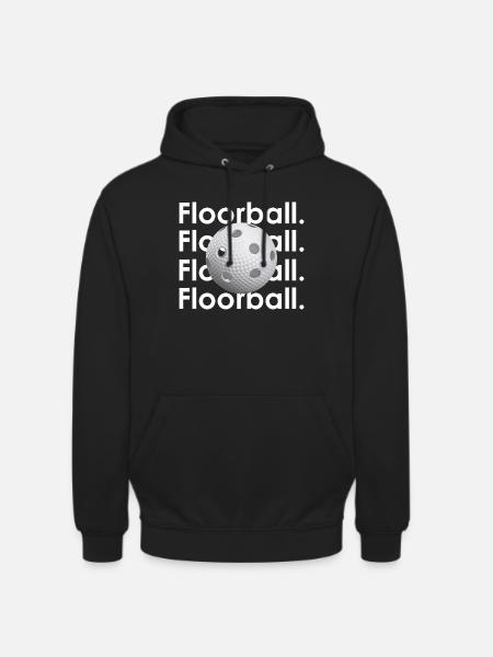Floorball Graphic - Unisex Hoodie - black