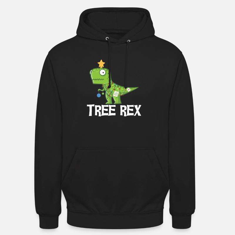 Tree Rex Tree Rex - Sweat-shirt à capuche unisexe - noir