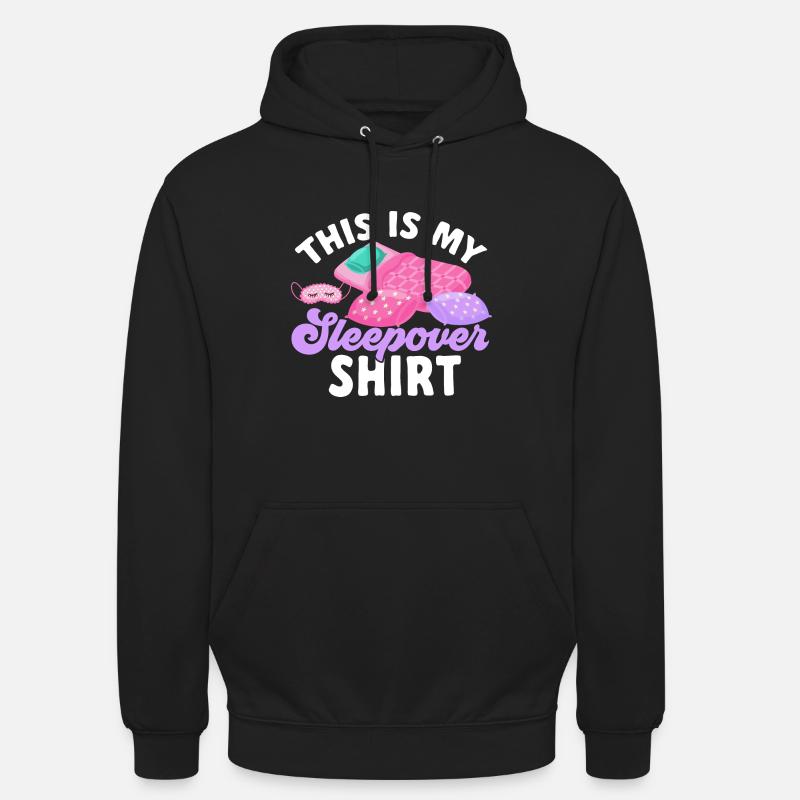 Soirée pyjama pyjama soirée pyjama - Sweat-shirt à capuche unisexe - noir
