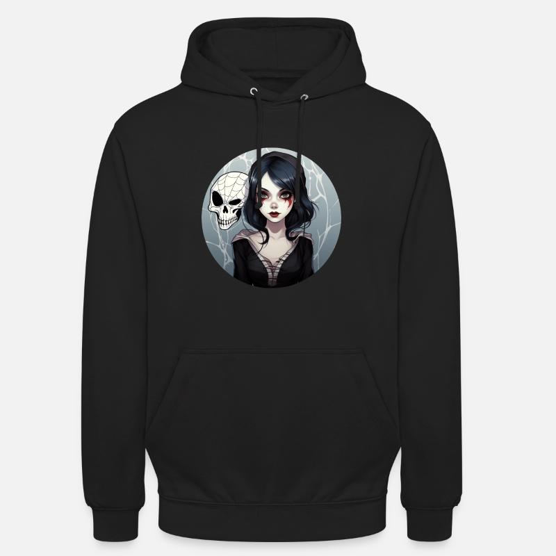 Gothic Mädchen - Unisex Hoodie - Schwarz