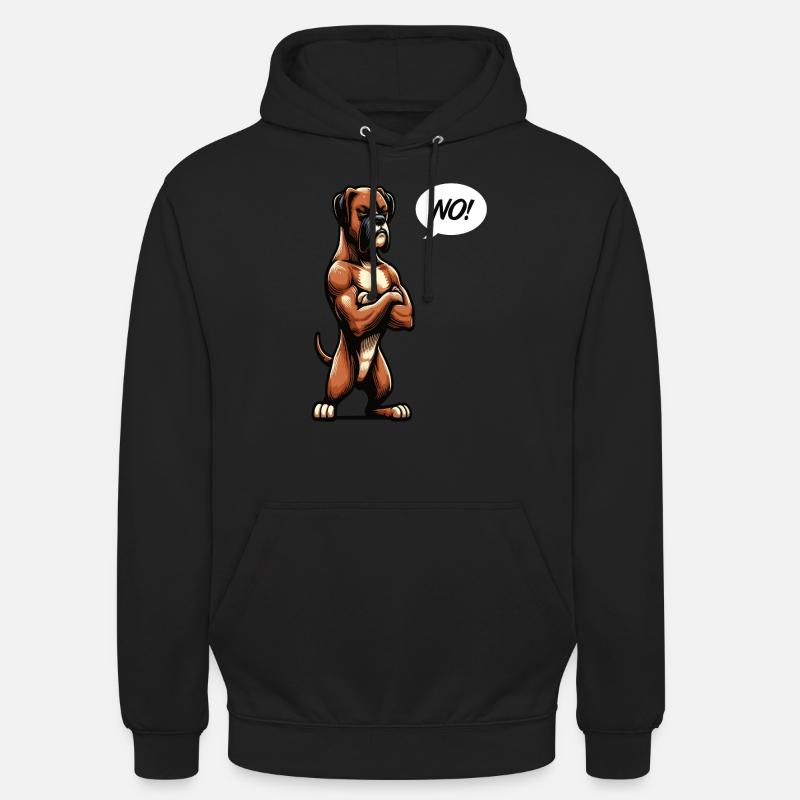 Pas de Boxer Boxer Porte-Boxer Chien Boxer Propriétaire - Sweat-shirt à capuche unisexe - noir