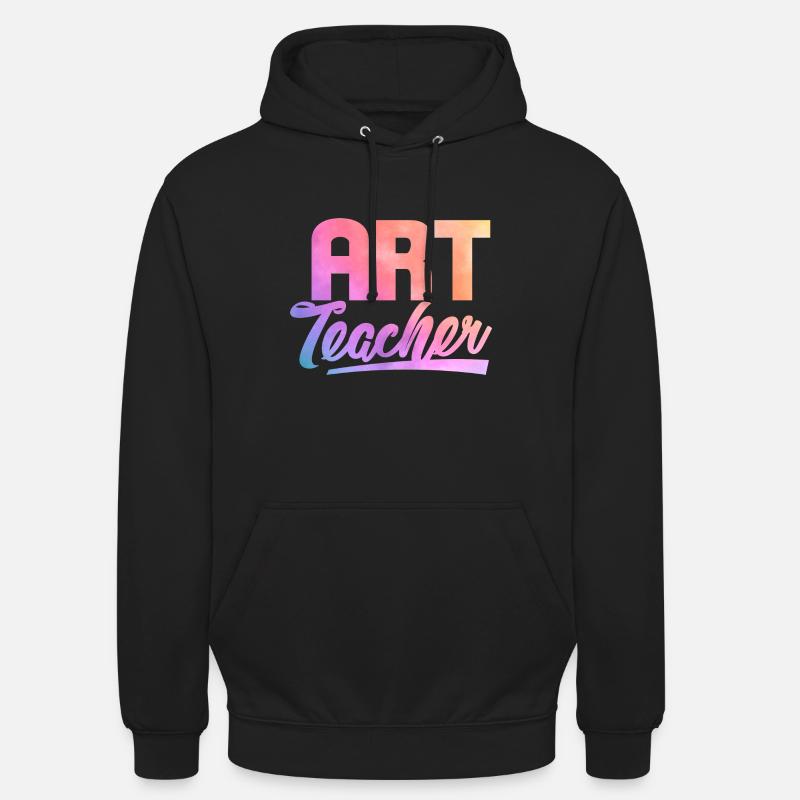 Professeur d’art - Sweat-shirt à capuche unisexe - noir