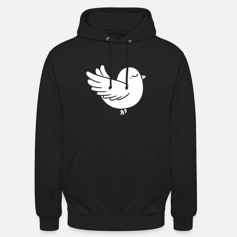 Taube - Unisex Hoodie - Schwarz