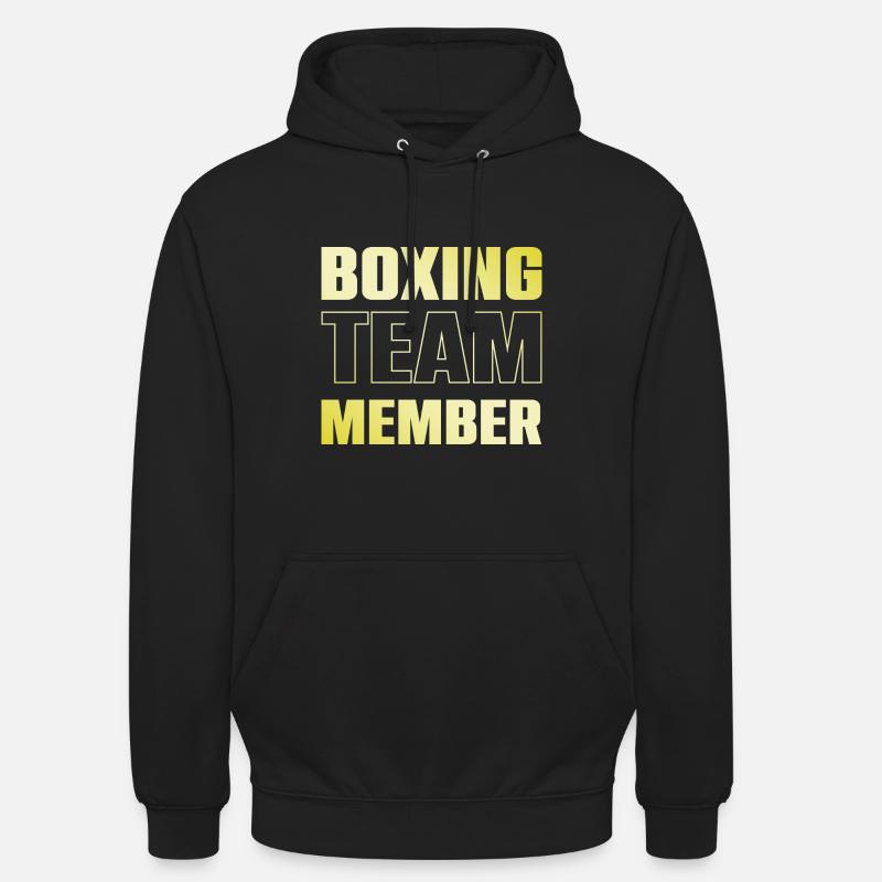 Équipe de boxe - Sweat-shirt à capuche unisexe - noir